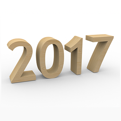 the year 2017 as numbers