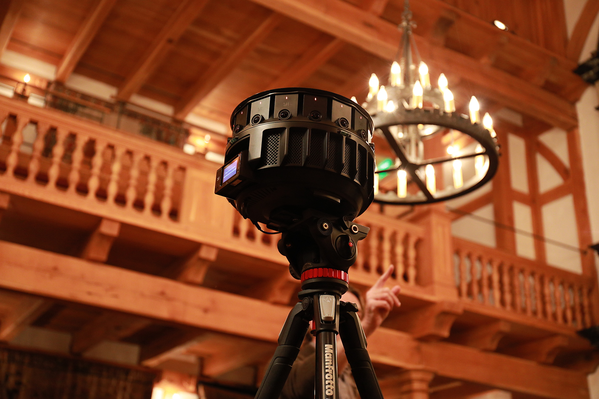 360-degree camera used in the filming of Hamlet for the Shakespeare-VR project