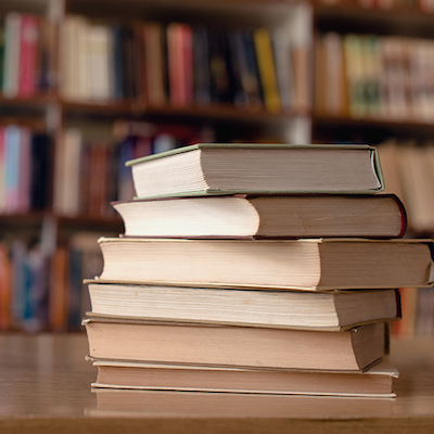 stack of books