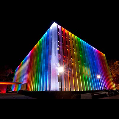 Image of Hunt Library at Night