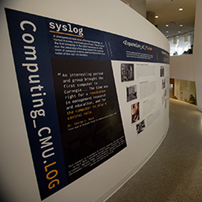 Student Exhibit Explores Computing History at CMU