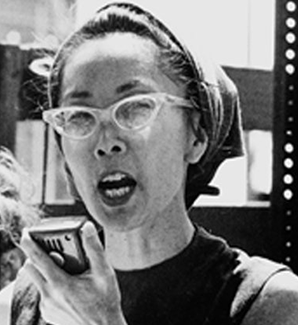 Image of Yuri Kochiyama, activist. 