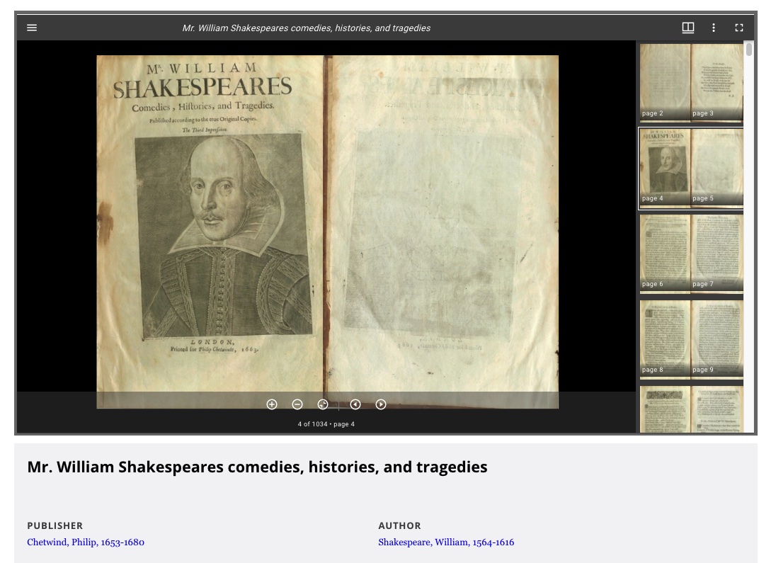 Scholars can now enjoy remarkable online access to CMU Libraries Special Collections, including the rare Shakespeare Folios.