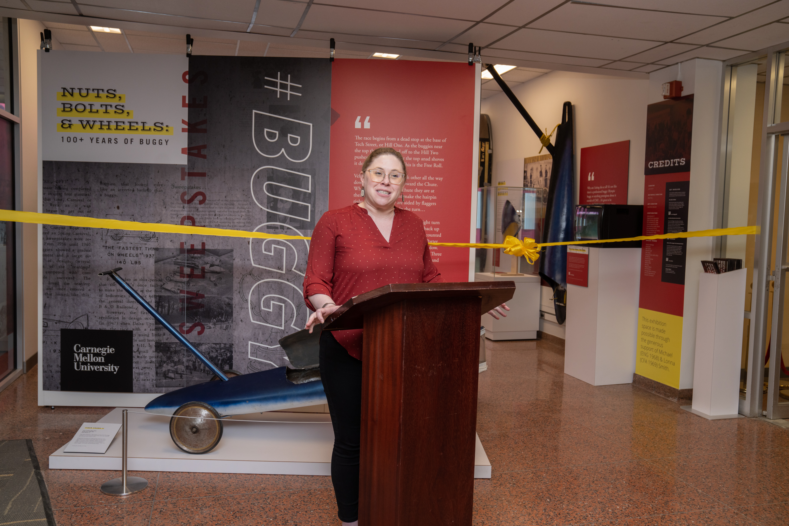 Hunt Library Gallery - Ribbon Cutting Ceremony