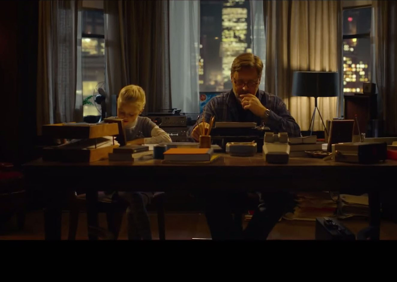 Screen shot from "Fathers and Daughters"