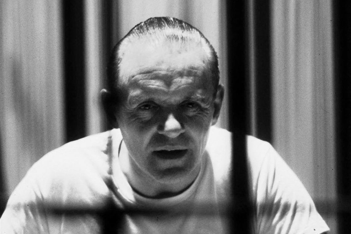 Anthony Hopkins in "Silence of the Lambs"