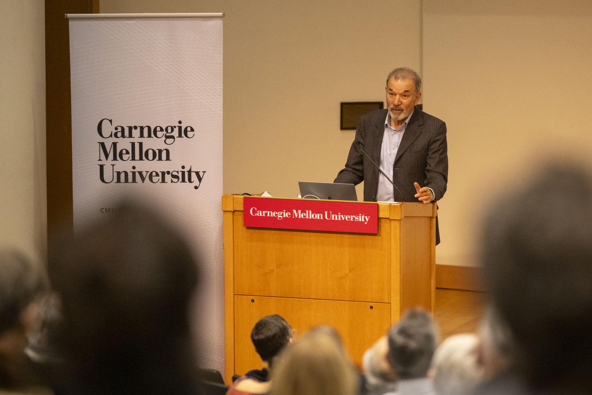 Stephen Greenblatt delivers his lecture “Shakespeare's First Folio and Second Chance”