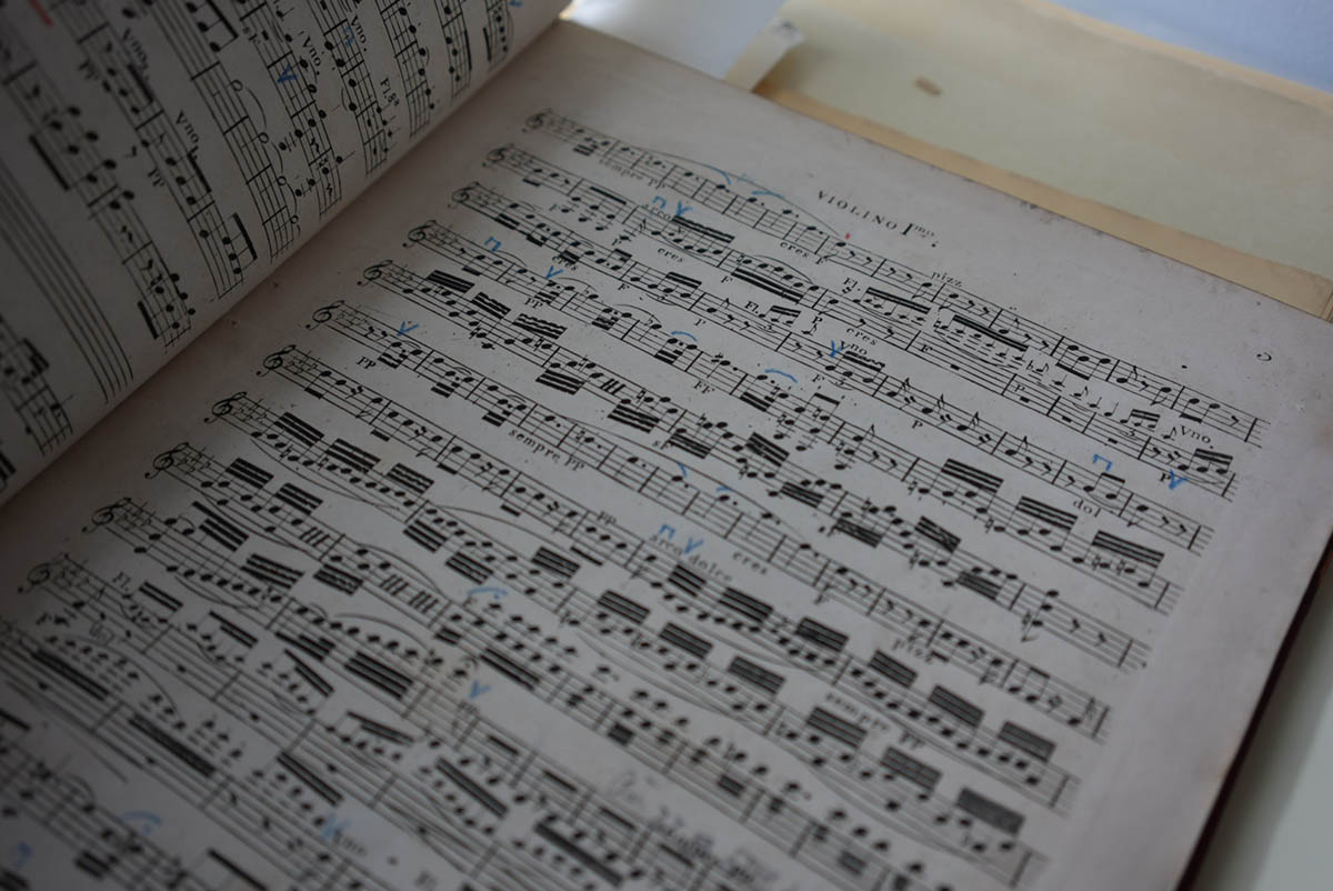 Rare music book in CMU Special Collections