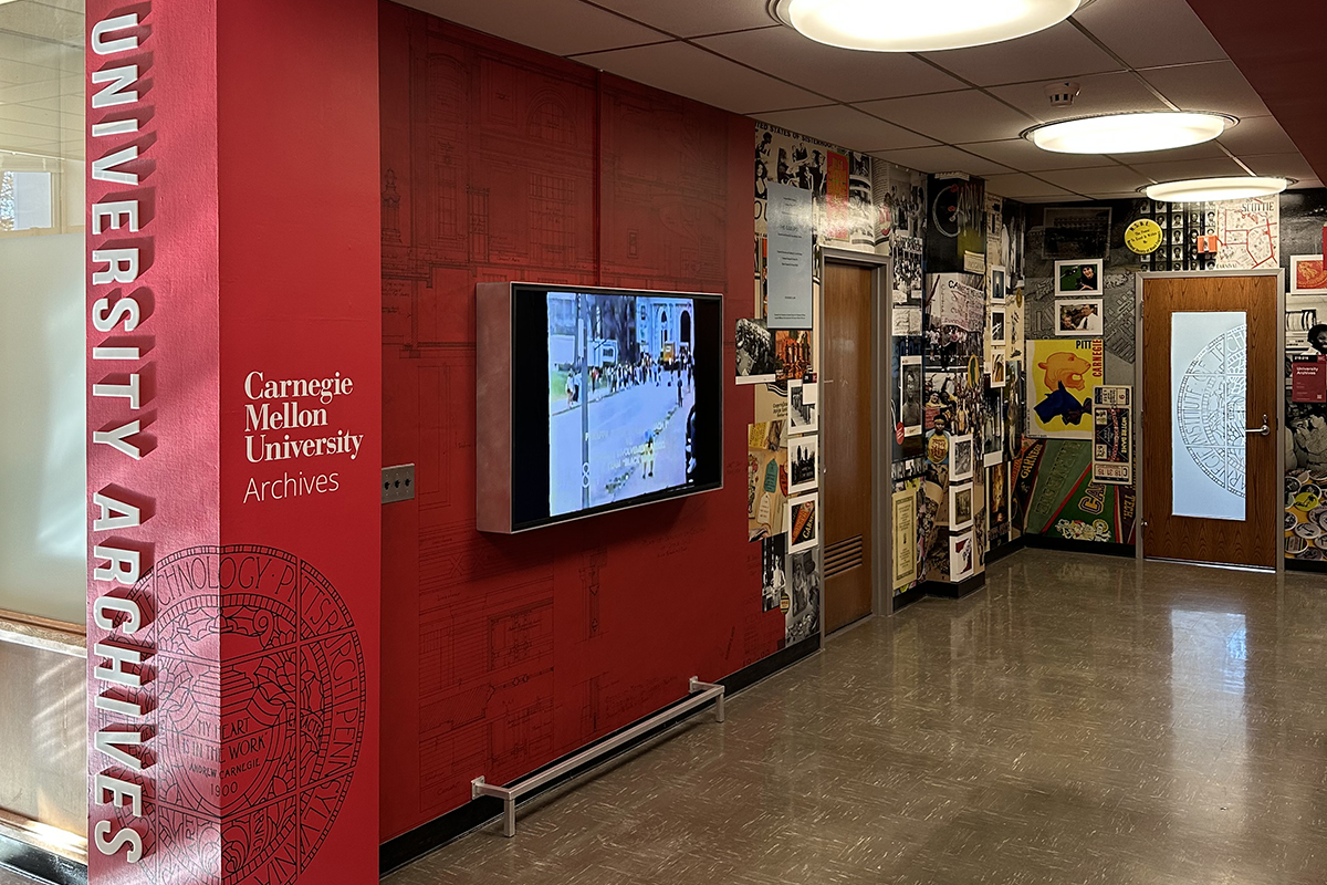 University Archives hallway