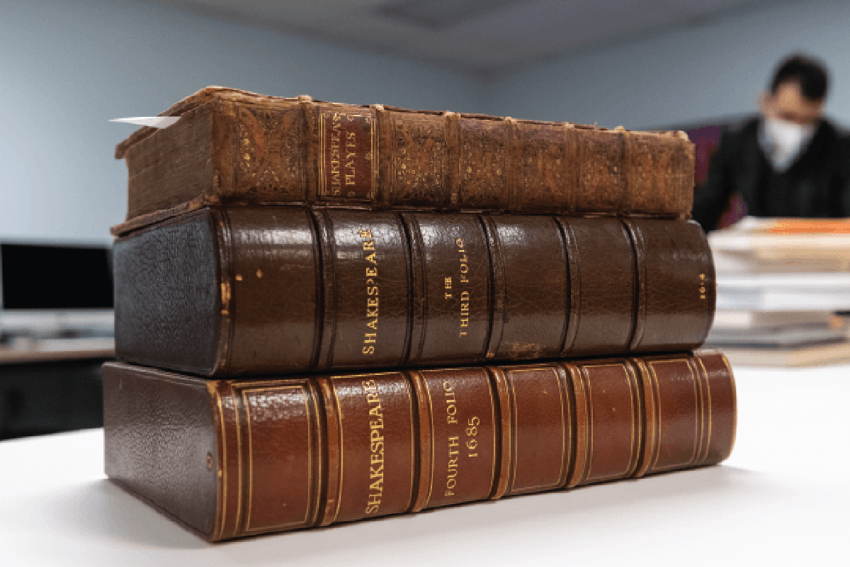 CMU's copies of Shakespeare's First Folios, held in Special Collections