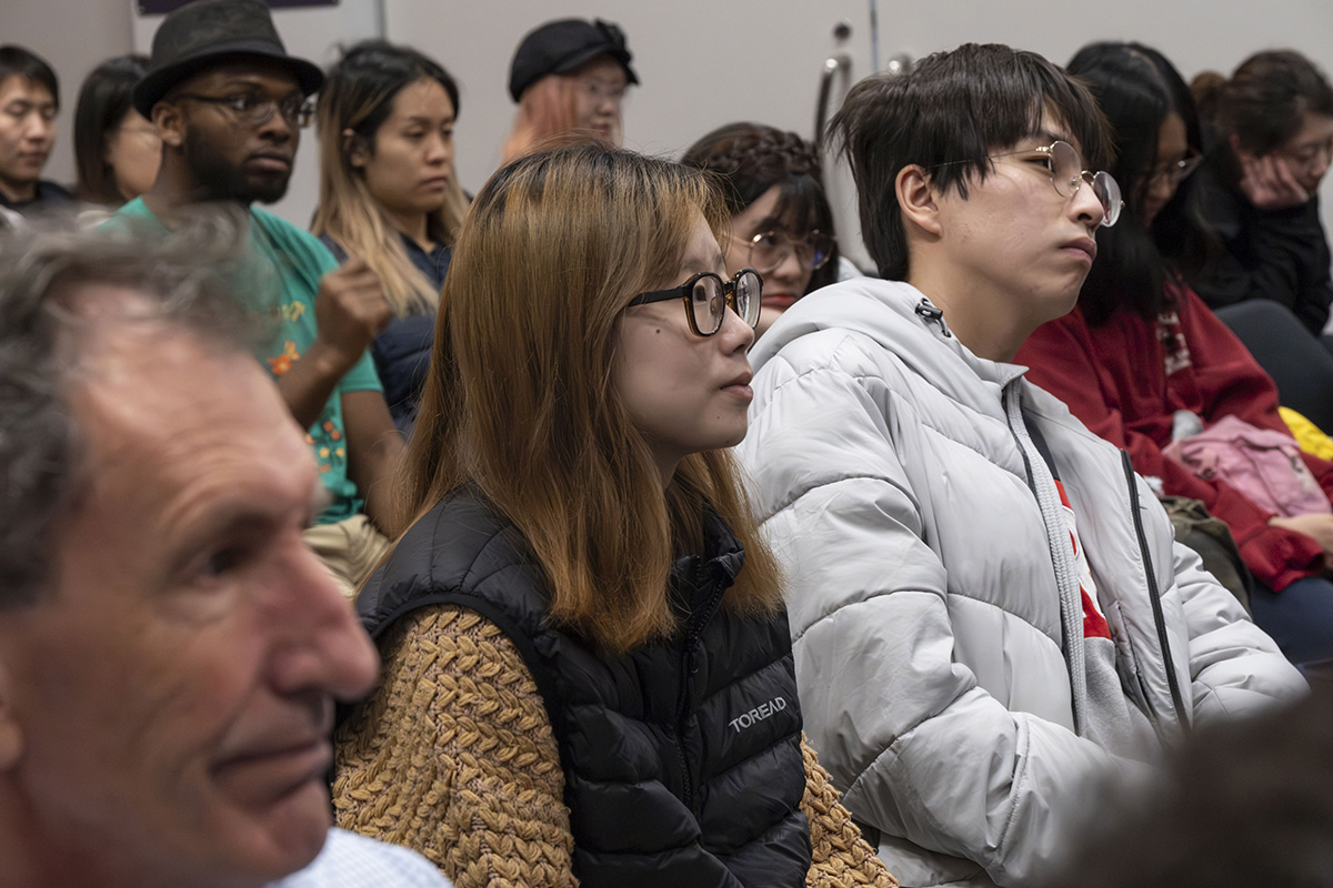 Audience members had a chance to ask Uğur questions of their own about her time at the ETC and her work on games like PlayStation's God of War and its sequel God of War Ragnarök.