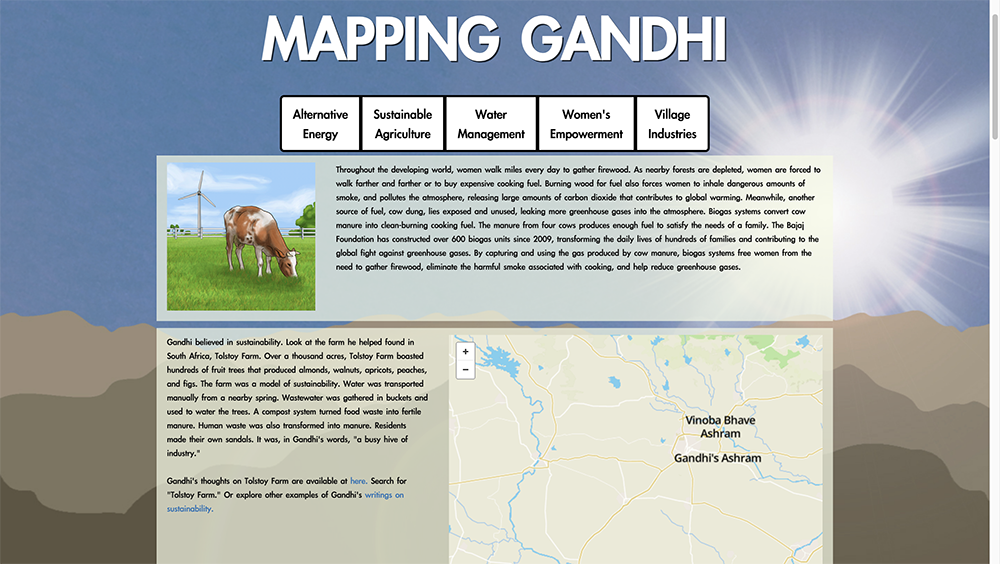 Mapping Gandhi