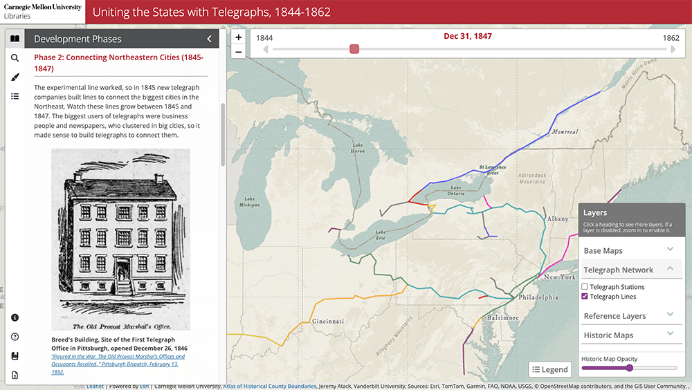 Uniting the States with Telegraphs, 1844-1862