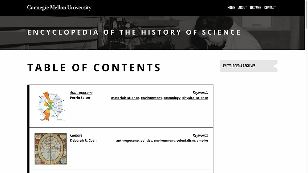 Encyclopedia of the History of Science