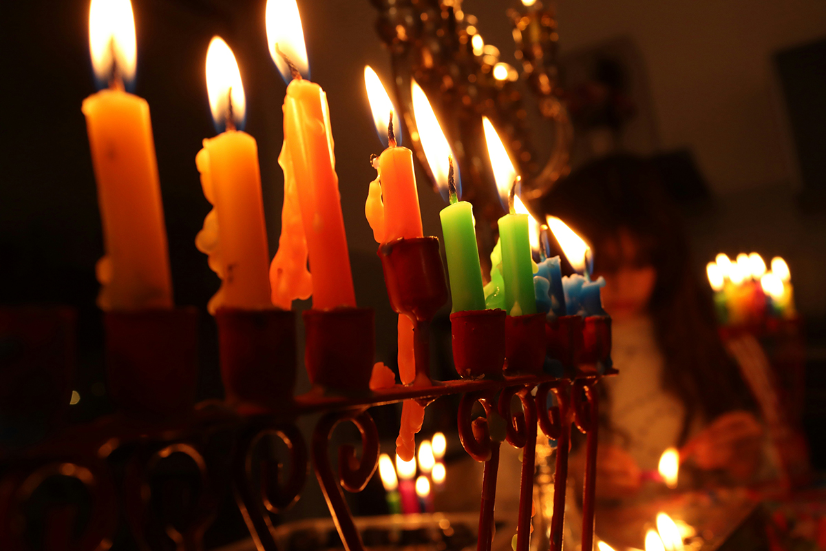 Hanukkah menorah