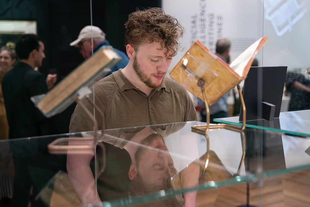 CMU students at exhibit