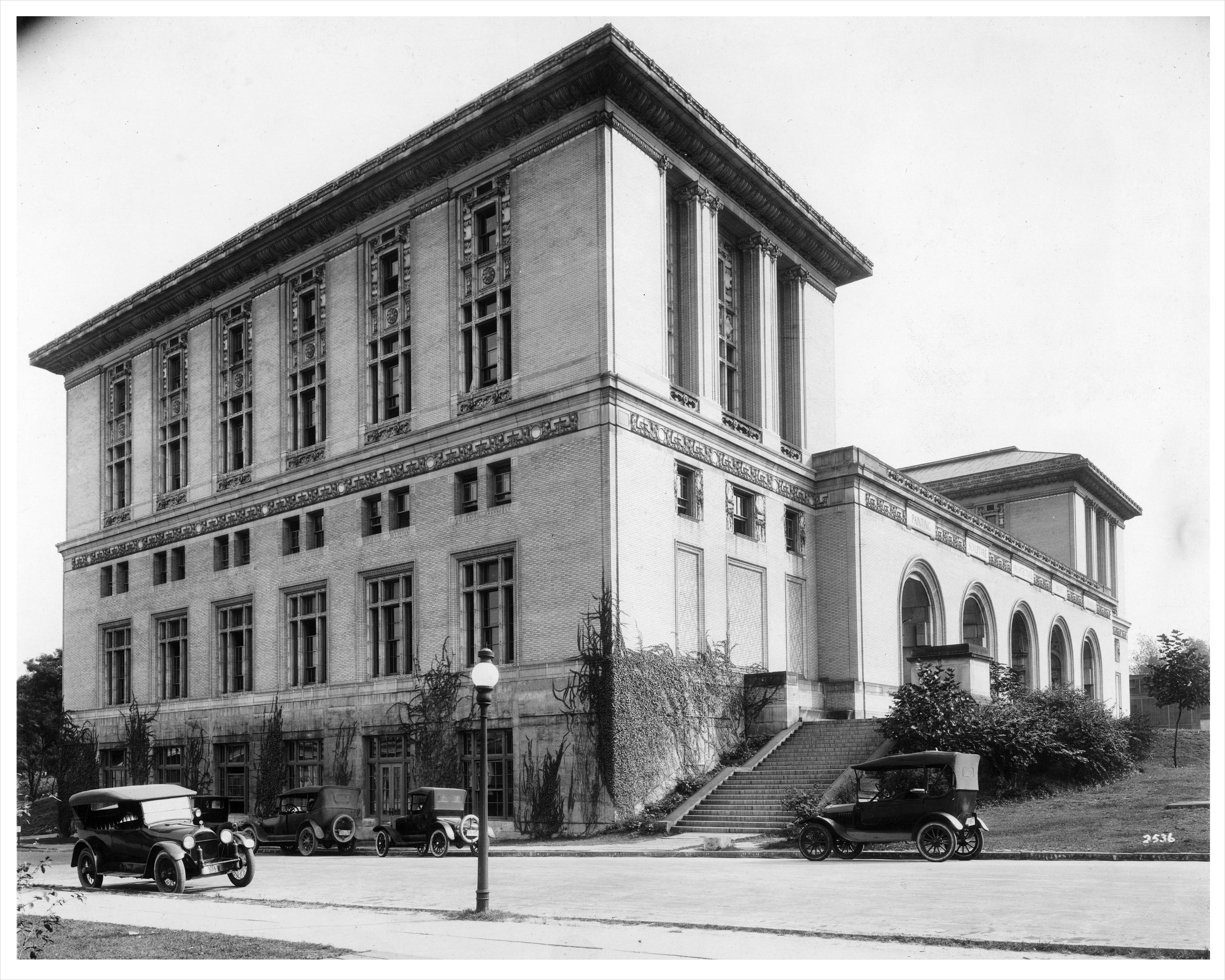 Vintage image of CMU campus.