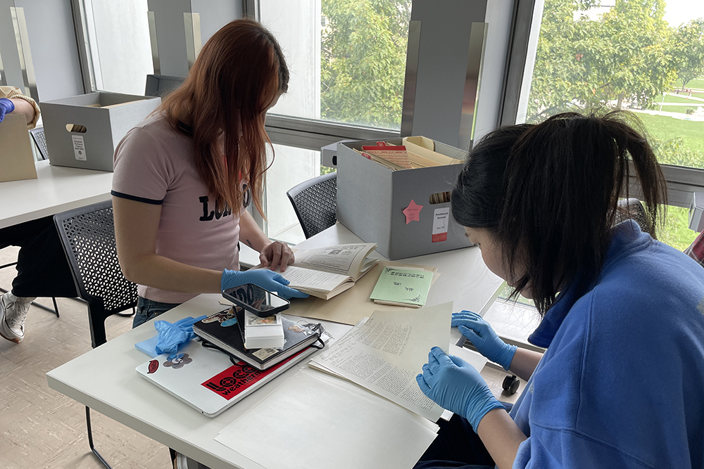 Students in the Archives