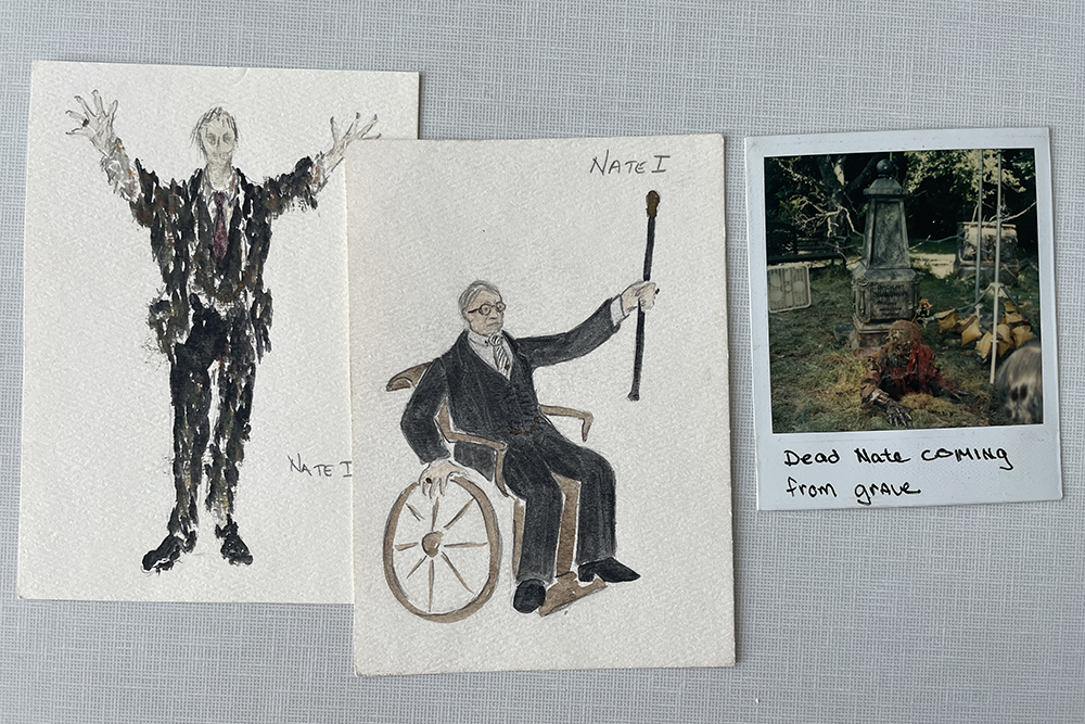 Barb and Cletus Anderson sketches