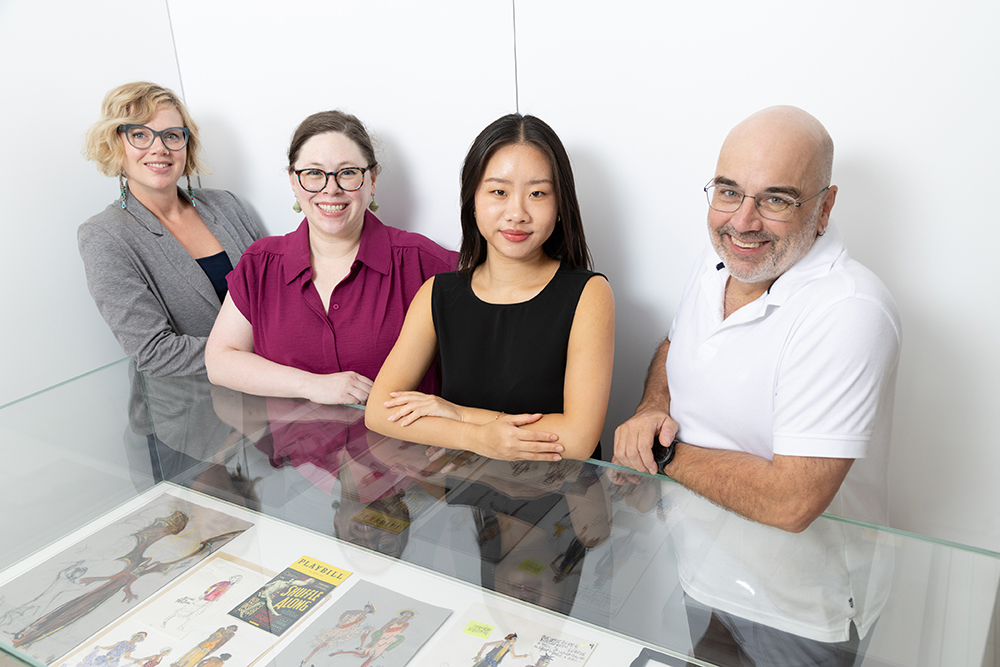 From left to right: Heidi Wiren Kébé, Julia Corrin, Amanda Qian, and Brad King