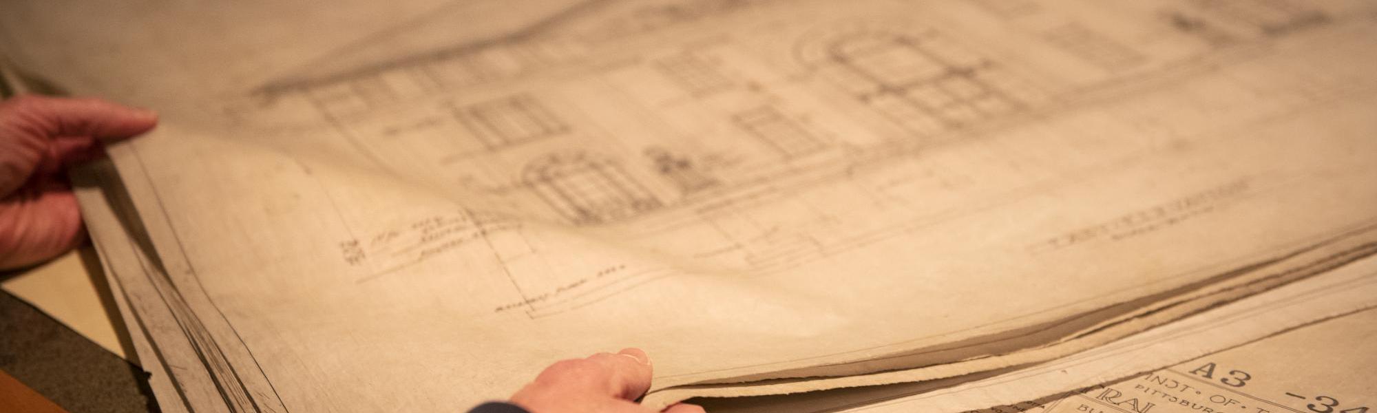 Looking at plans