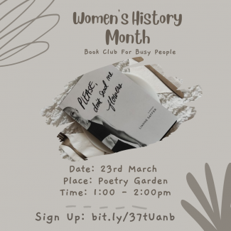 Women's History Month at Book Club For Busy People